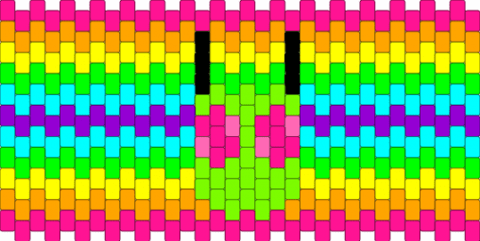 Rainbow Zim - pink,orange,yellow,green,zim,invader zim,jhonen vasquez,jhonen v,scene,scenemo,scenecore,rainbow