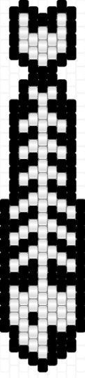 Fish Tie !!!!111!!!! (Also a base !!) - black,white,fish,spooky,skeleton,bones,emo,goth