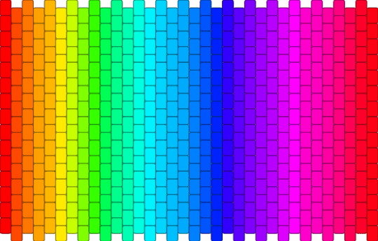 BIG HOLY EYESTRAIN CUFF !! >xD - colorful, cotdgradient, emo, neon, purple, rainbow, scene, scene kid, scenecore, teal
