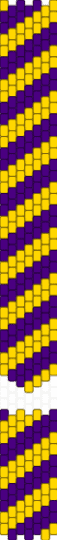 Purple and Yellow Tie ! - yellow,purple,cotdcomplementarycolors,complementary colors,tie,colors,colorful,peyote