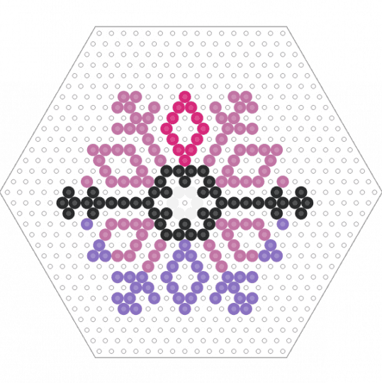 Pokémon - Dream Ball - Snowflake Christmass Ornament - pink,blue,pokemon,snowflake,ornament