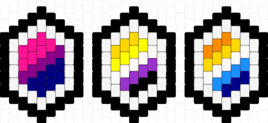 Bi, Enby & AroAce sushi (cotd) - cotdsushi, pink, purple, white, yellow