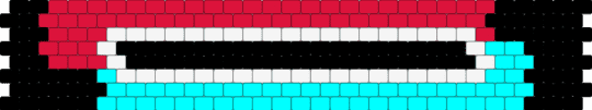 cool pattern (some may recognize it) - red,light blue