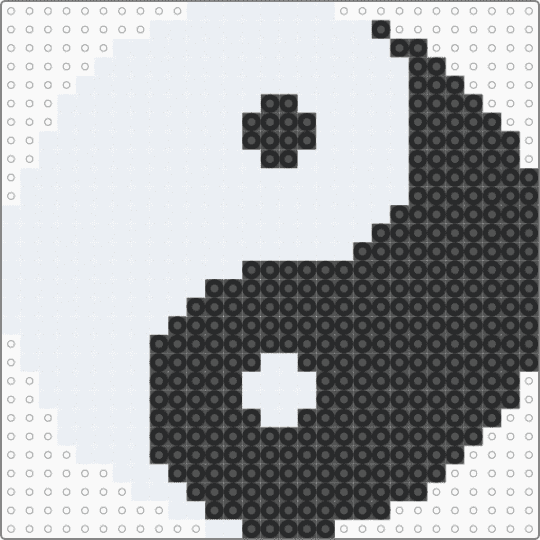 yin yang☯ - black,white