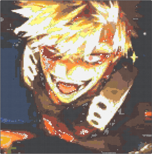BAKUGO HOTSUKI - brown,tan,yellow,purple,colorful