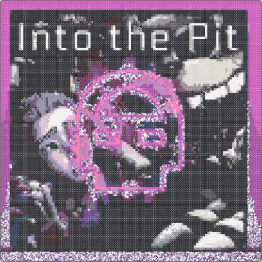 into the pit - black,pink,gray,purple
