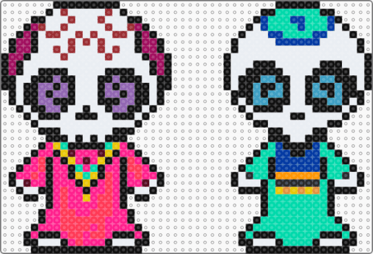 Finado y Moribunda - La leyenda de la Nahuala - calavera, cartoon, mexican, mexicano, mexico, movie, nahuala, pink, red, skull, teal, white