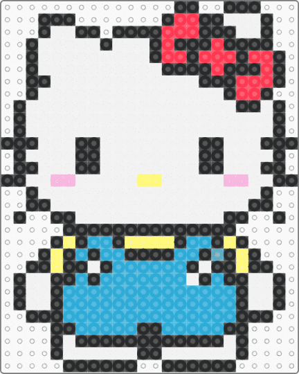 Hello Kitty - white,light blue