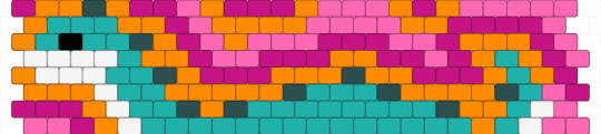 Dino said size small - pink,orange,teal