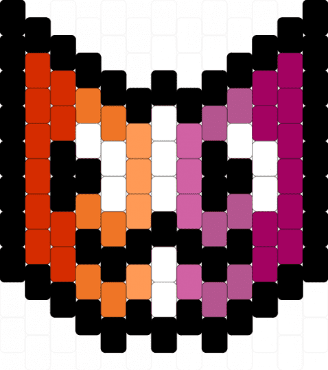 lesbian kitty! - black,pink,pride,cat,charm