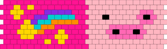 gravity falls cuff 2.0 - pink,gravity falls,mabel,waddles,cuff