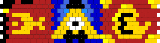 gravity falls cuff pt2! - yellow,red,gravity falls,cuff,bill cipher,journal 3,stanford,stanley