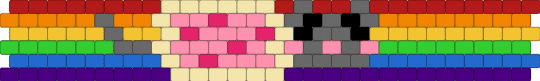 nyan cat rotator rotating piece - cat, character, nyan cat, pink, purple, rainbow, red, rotator, rotator cuff, yellow