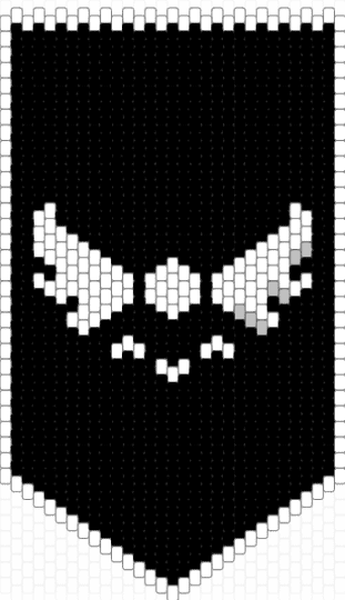 deltarune banner - black, white