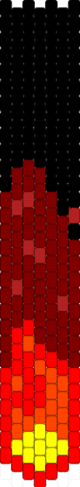 fire tie - brown,red