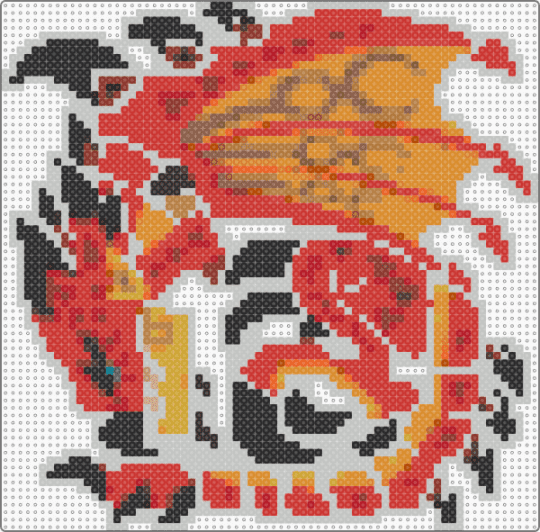 Rathalos Sprite - beige,red,orange