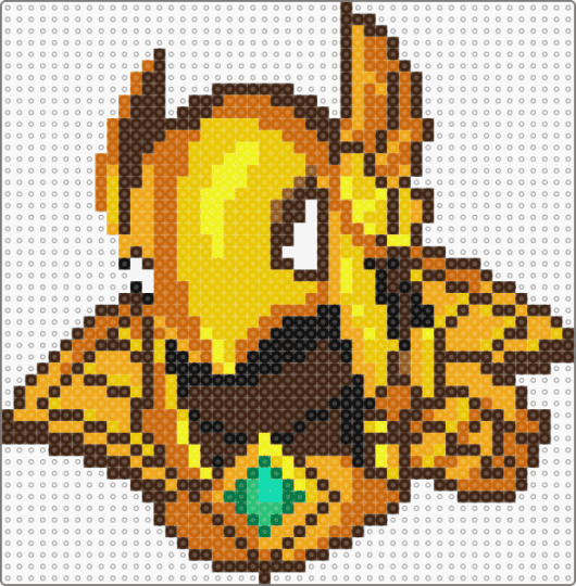 the emperor - brown,orange,yellow