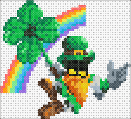 leprechaun veigar - green,orange,purple,cotdstpatricksday2026,leagueoflegends,lol,league,veigar,leprechaun