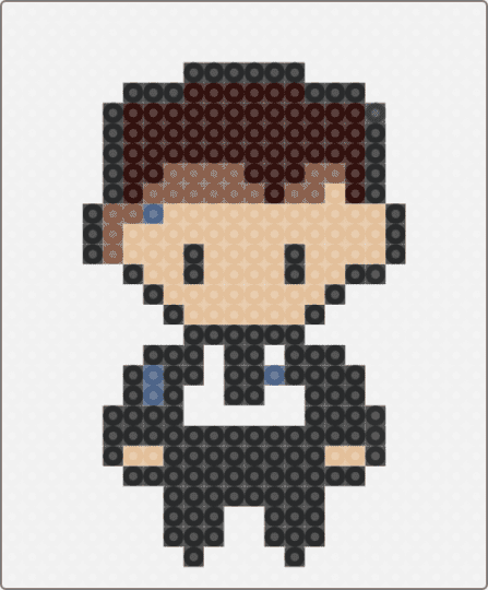 Connor Pixel - white,brown,beige