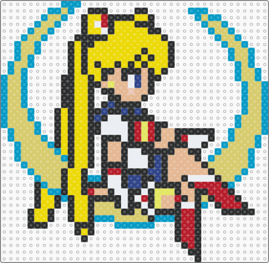 Sailormoon - light blue,yellow
