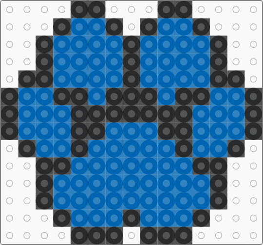 Paw print - black,blue