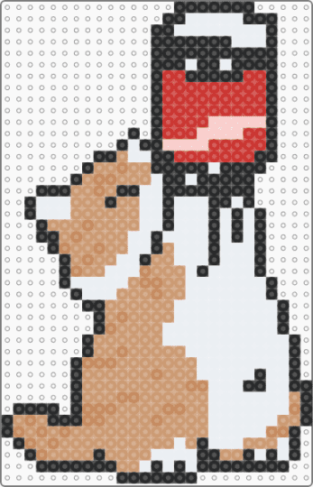 Coke a cola kitty - beige