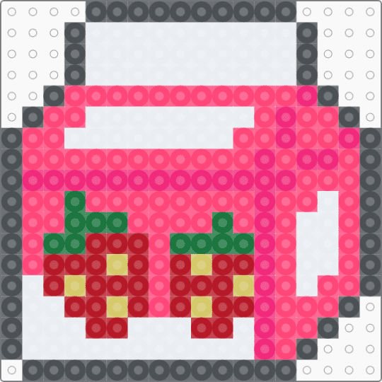 Strawberry milk carton - purple, red