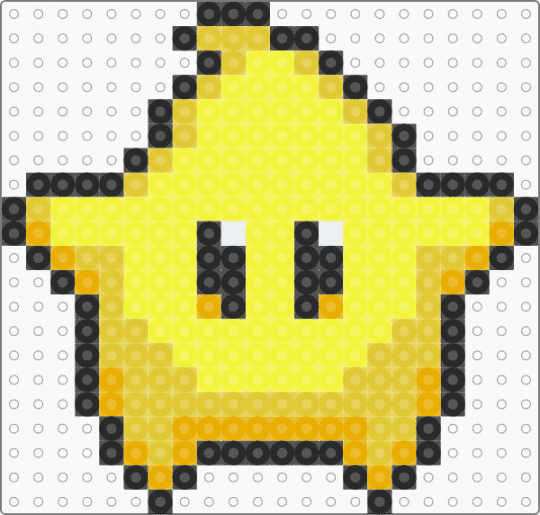 Yellow super Mario star - lumalee,yellow