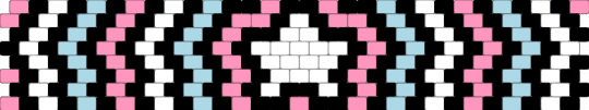 Trans Star Cuff!!! - light blue,pink