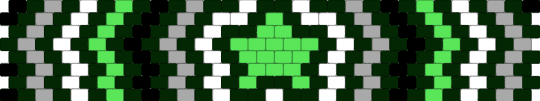Agender Star Cuff!!! - black,beige,green