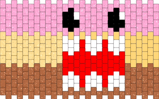 🩷🤍🤎NeapolitanDomo🩷🤍🤎 - yellow,pink,tan