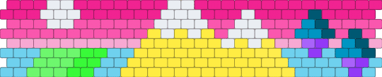 *REMIX!* Vibrant Fantasy Wonderland - yellow,pink,light blue