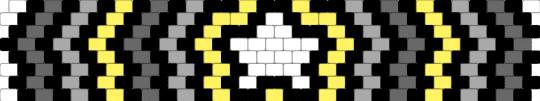 Demigender Star Cuff!!! - black,beige,yellow,gray