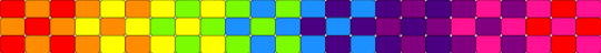 Rainbow Checker Cuff* REMIX! - pink