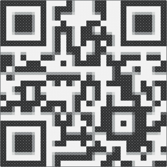 Rick Roll QR Code - white,gray
