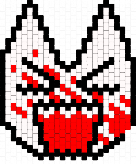 Token :P - red, white