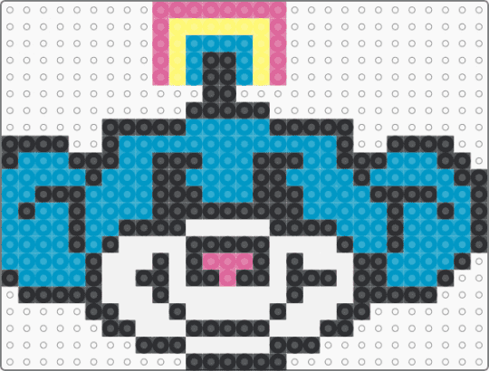 Rainbow Monkey Blue - light blue