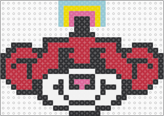 Rainbow Monkey Red  V3 - red