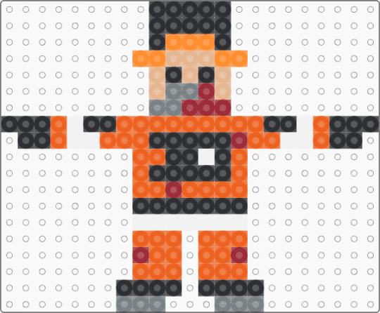 TCOCI doll (with bloody gear) - orange