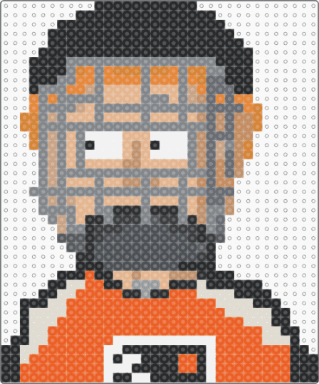 TCOCI cartoon face v2 - gray,orange,beige