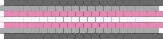 Demi-girl - gray,beige,pink,demigirl,pride,queer,lgbtqia