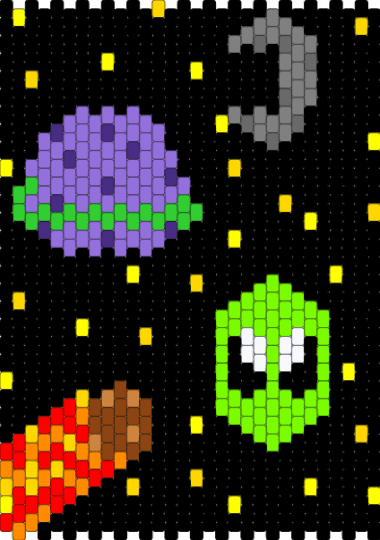 Space panel - black,purple,green,space,alain,cosmic