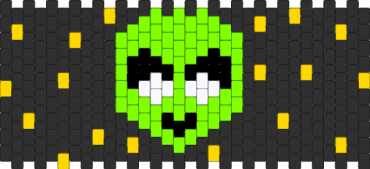 Alain ;) - black,green,ufo,alien,space