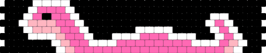Dino cuff 2 - pink,white