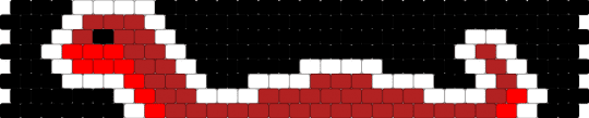 Dino cuff 1 - red,white