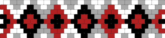 Cuff - red,beige