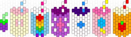 MLP Drinks - light blue,pink,yellow,orange,mlp,blue,rainbow,purple,white,drinks