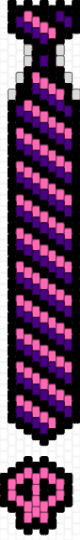 Kuromi Tie - purple,pink,kuromi,sanrio,tie,black