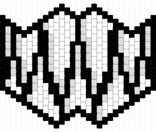 Sharp Teeth Mask - black,white,tadc,bubble tadc,mask,teeth,fangs,creepy