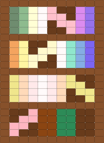 Pride Bookself (Pangender,Genderfaun,Genderfae,gynosexual) - tan,yellow,brown,pink,books,pride,lgbtq,genderfae,genderfaun,pangender,gynosexual